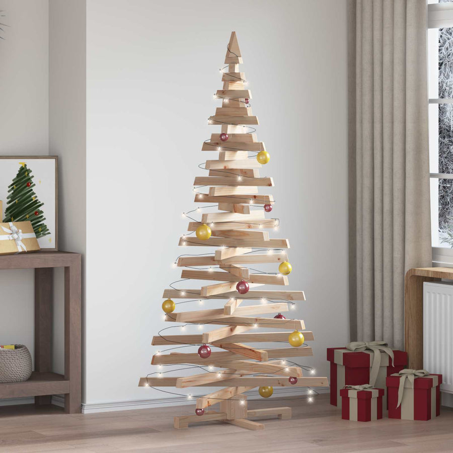 Houten Kerstboom Kotka Massief Grenenhout Naturel — 180 cm / Naturel (onafgewerkt)