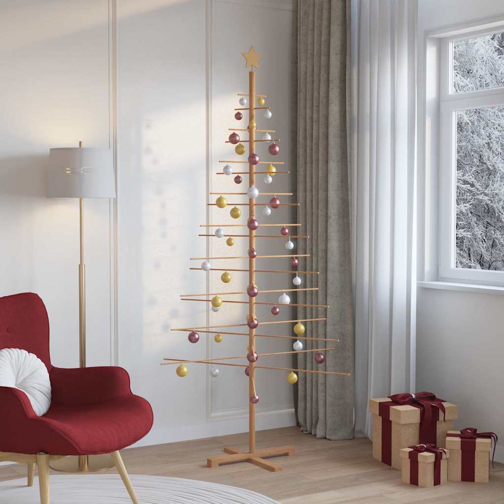 Houten Kerstboom Kotka Bamboe En Massief Grenenhout