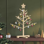 Houten Kerstboom Naturel Massief Grenenhout