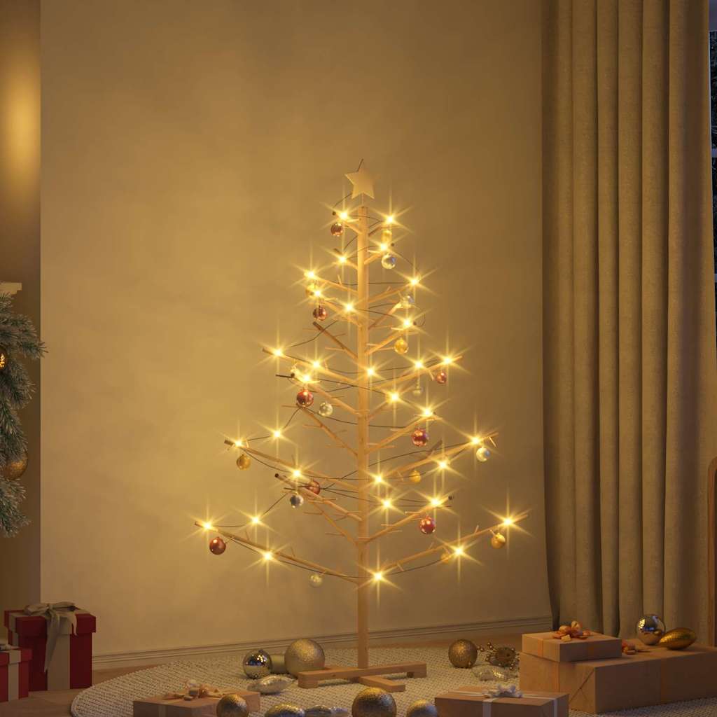 Houten Kerstboom Naturel Massief Grenenhout