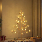 Houten Kerstboom Naturel Massief Grenenhout