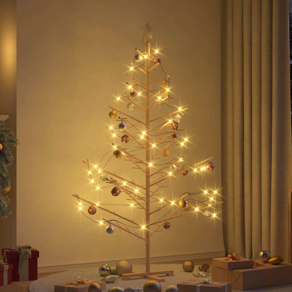Houten Kerstboom Naturel Massief Grenenhout