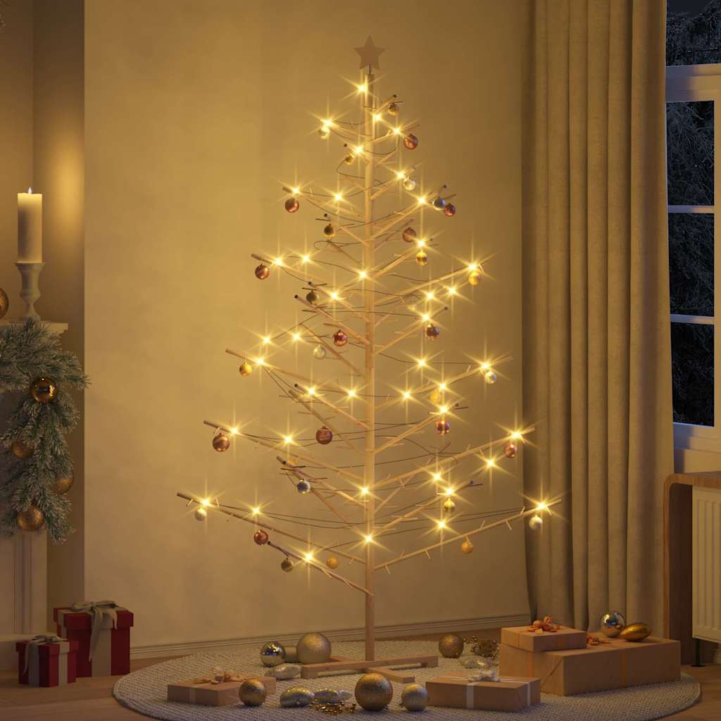 Houten Kerstboom Naturel Massief Grenenhout