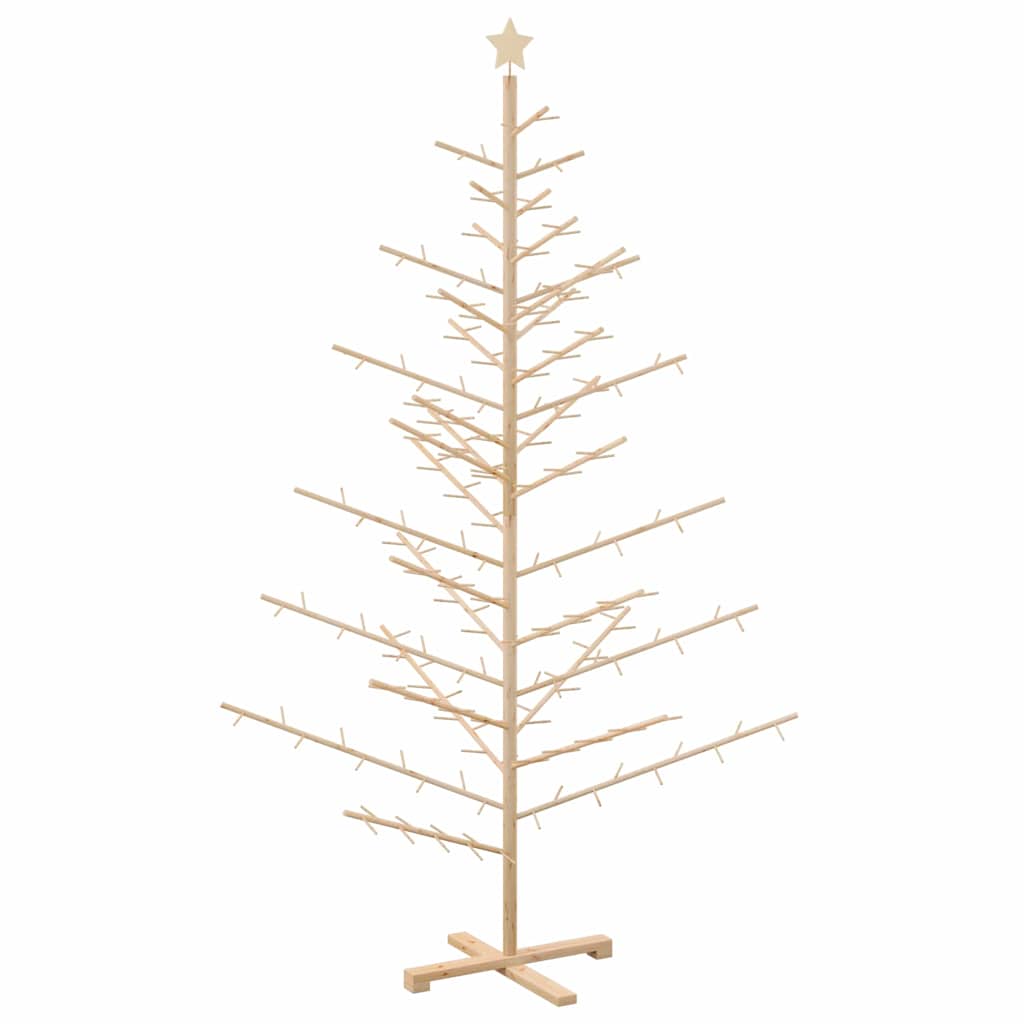 Houten Kerstboom Naturel Massief Grenenhout