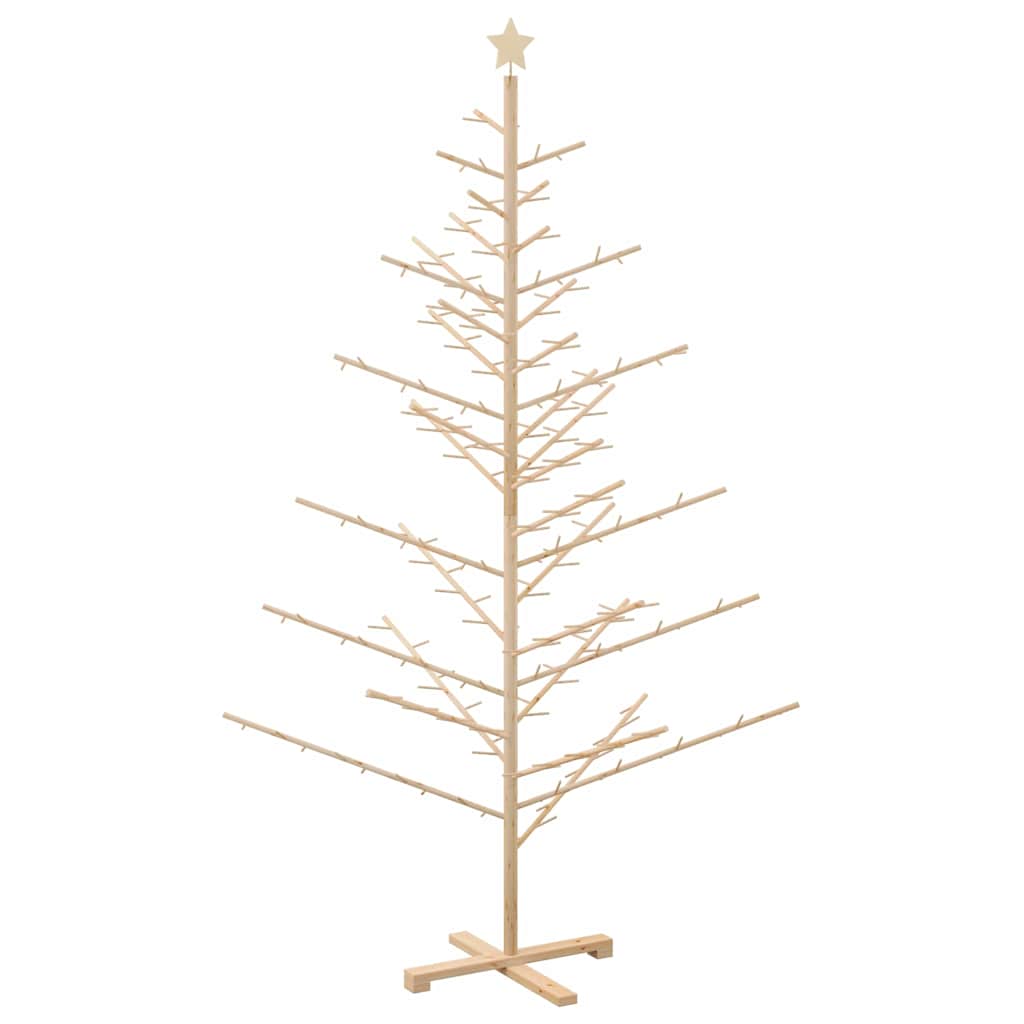 Houten Kerstboom Naturel Massief Grenenhout