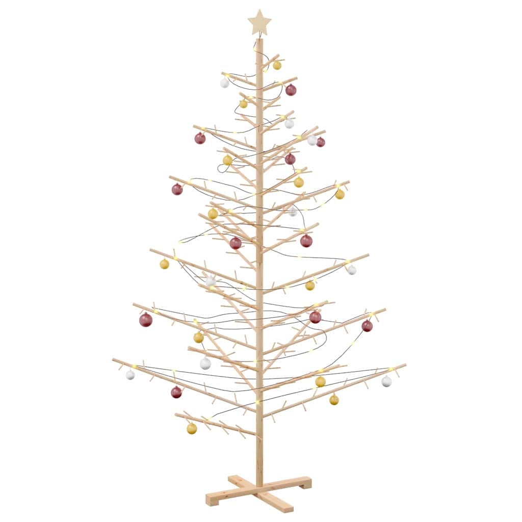 Houten Kerstboom Naturel Massief Grenenhout