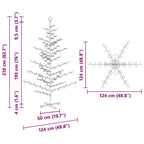 Houten Kerstboom Naturel Massief Grenenhout