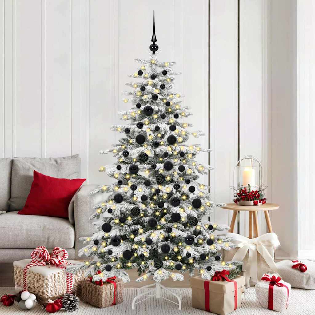 120-Delige Kerstballenset Met Piek En 300 Led's