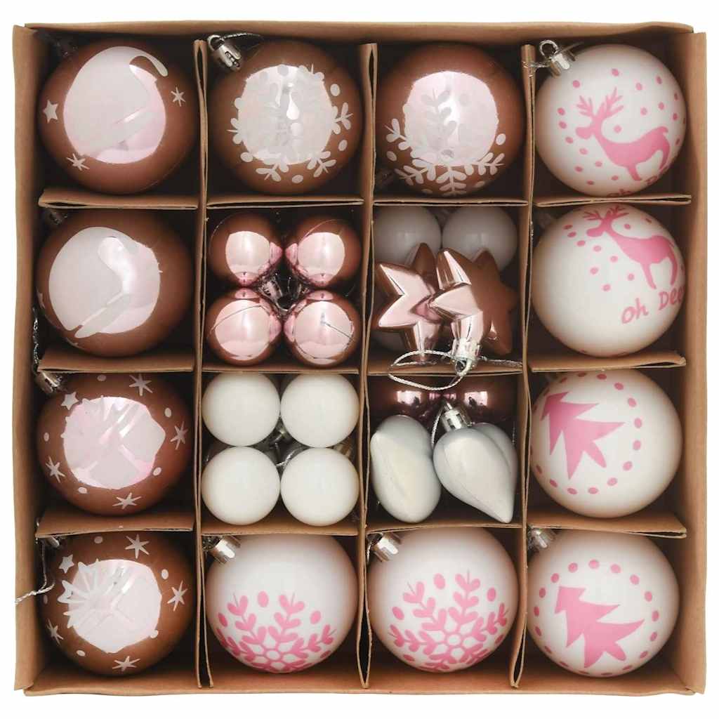 Kerstbal Set 40 St Ø 6 Cm Kunststof