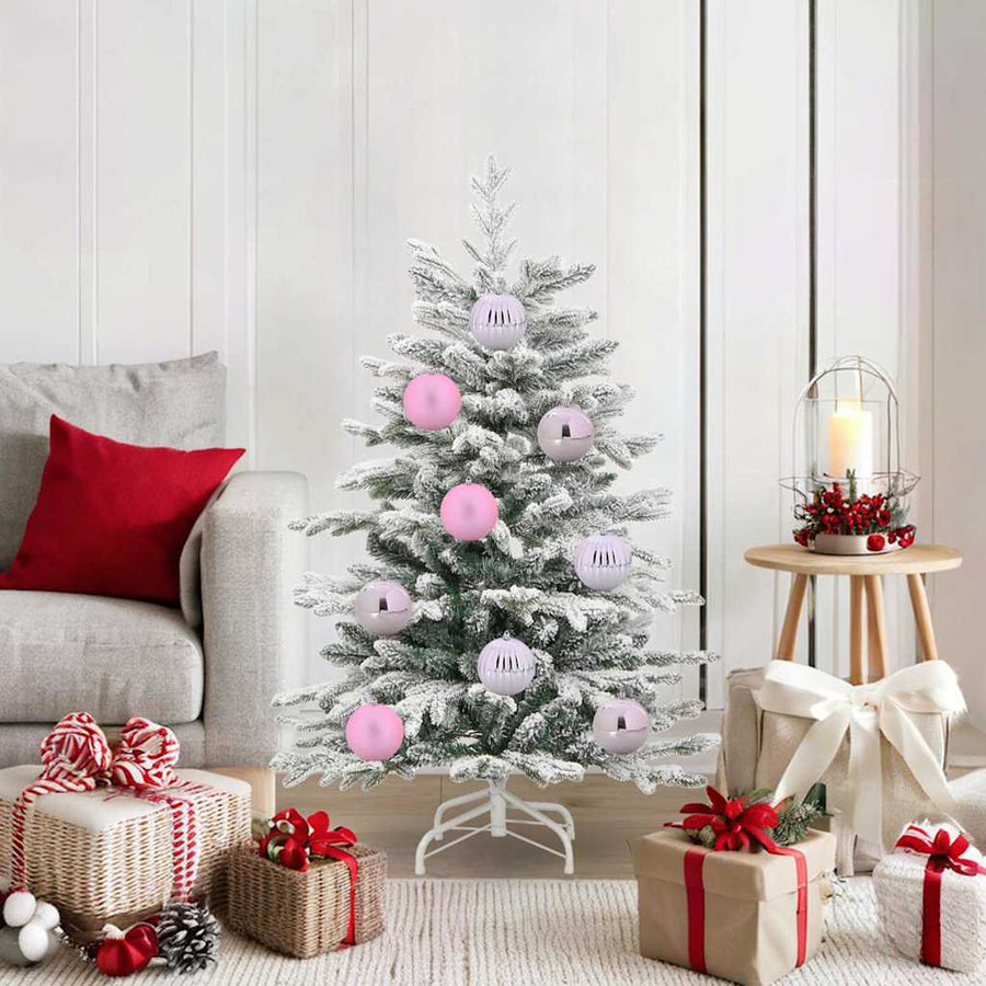 Kerstbal Set Xxl 3 St Dia. 25 Cm Kunststof — Ø 10 cm / Roze