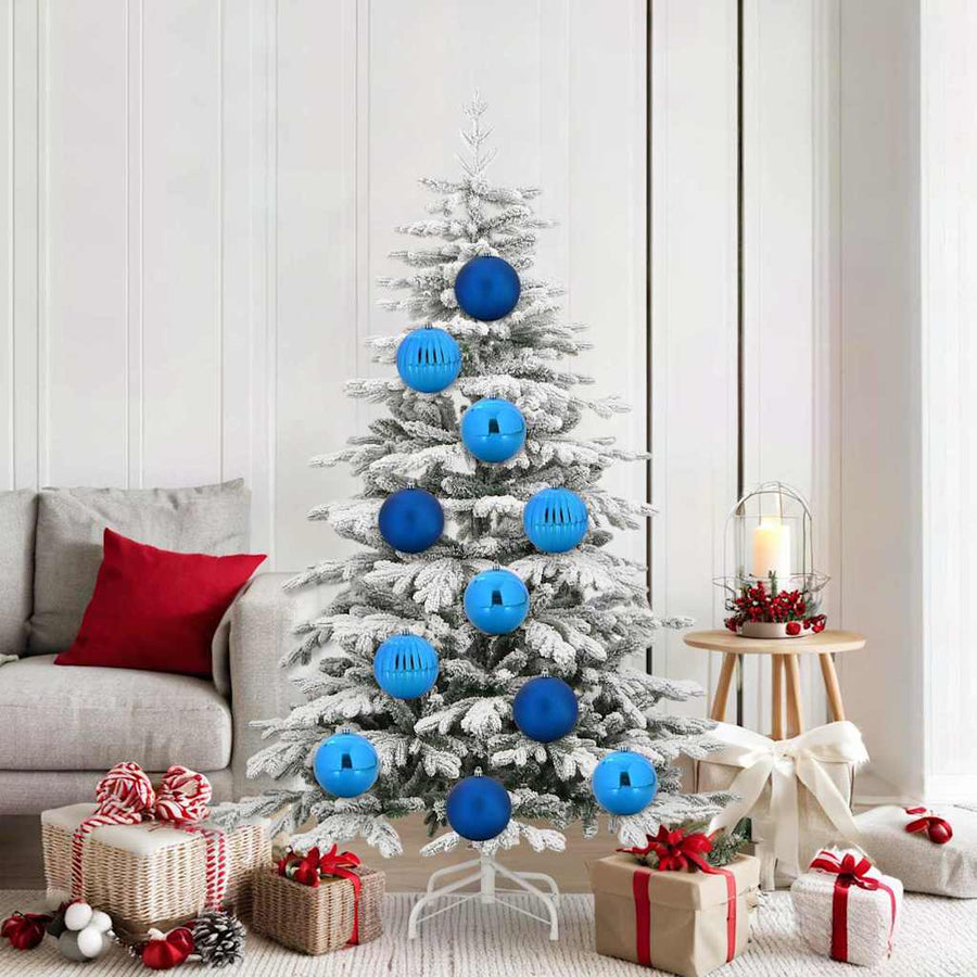 Kerstbal Set Xxl 3 St Dia. 25 Cm Kunststof — Ø 15 cm / Blauw