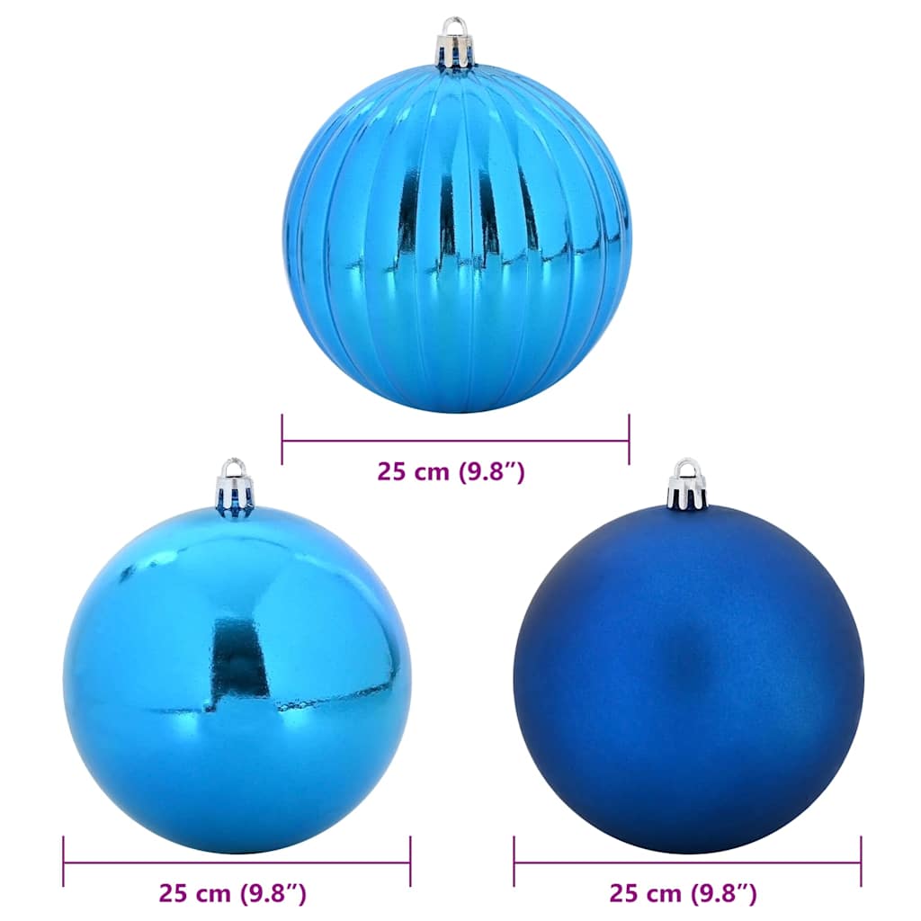 Kerstbal Set Xxl 3 St Dia. 25 Cm Kunststof