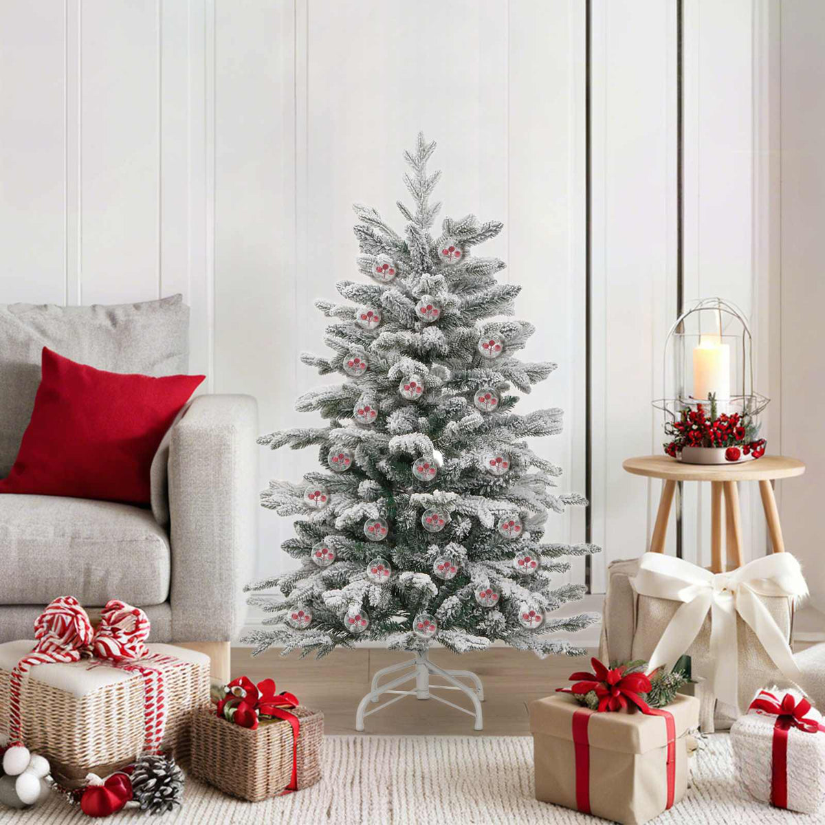 Kerstbal Set 200 St Transparant Dia. 5 Cm Kunststof
