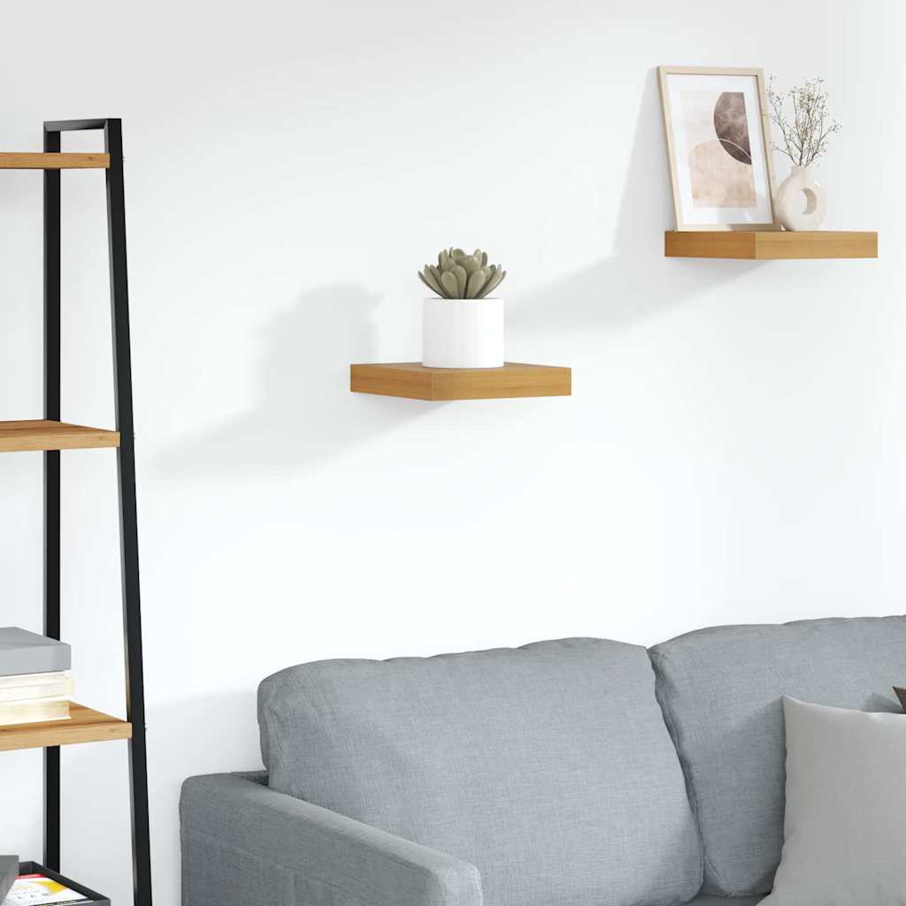 Wandschap Zwevend 23X23,5X3,8 Cm Mdf