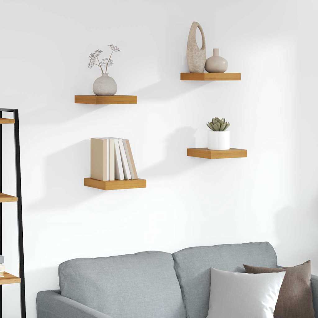 Wandschap Zwevend 23X23,5X3,8 Cm Mdf