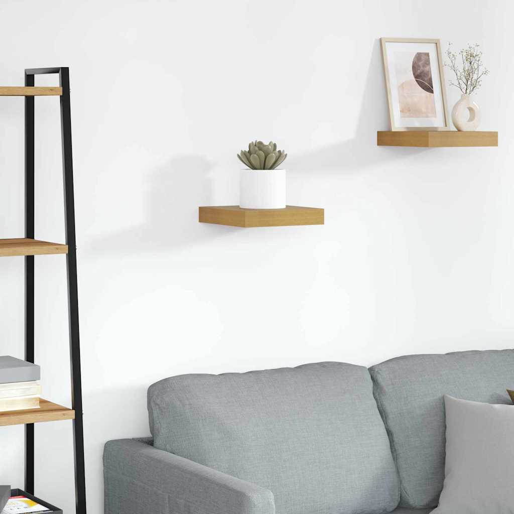 Wandschap Zwevend 23X23,5X3,8 Cm Mdf