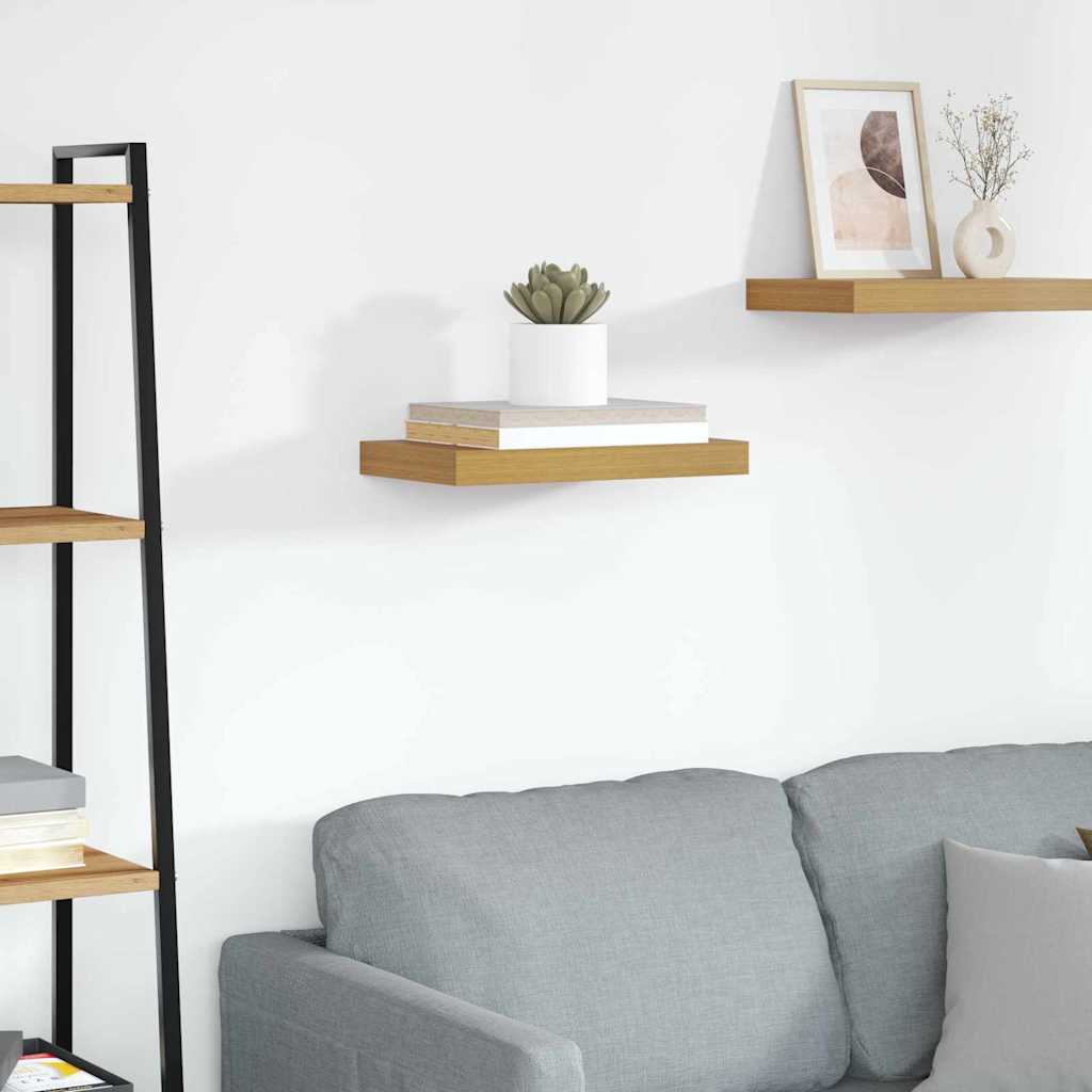 Wandschap Zwevend 23X23,5X3,8 Cm Mdf