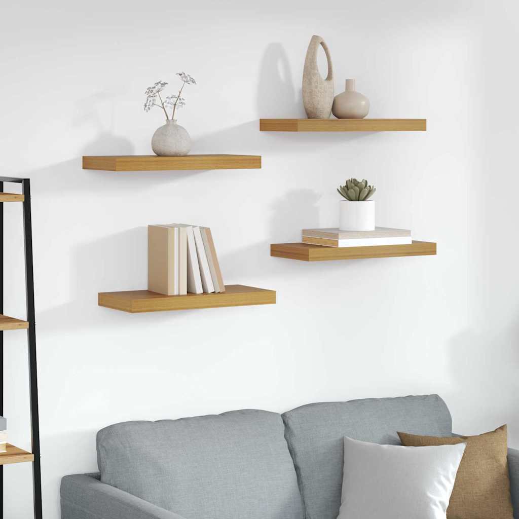 Wandschap Zwevend 23X23,5X3,8 Cm Mdf