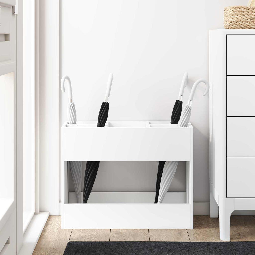 Paraplu Standaard Met Opslag 65 X 24 X 50 Cm Bewerkt Hout
