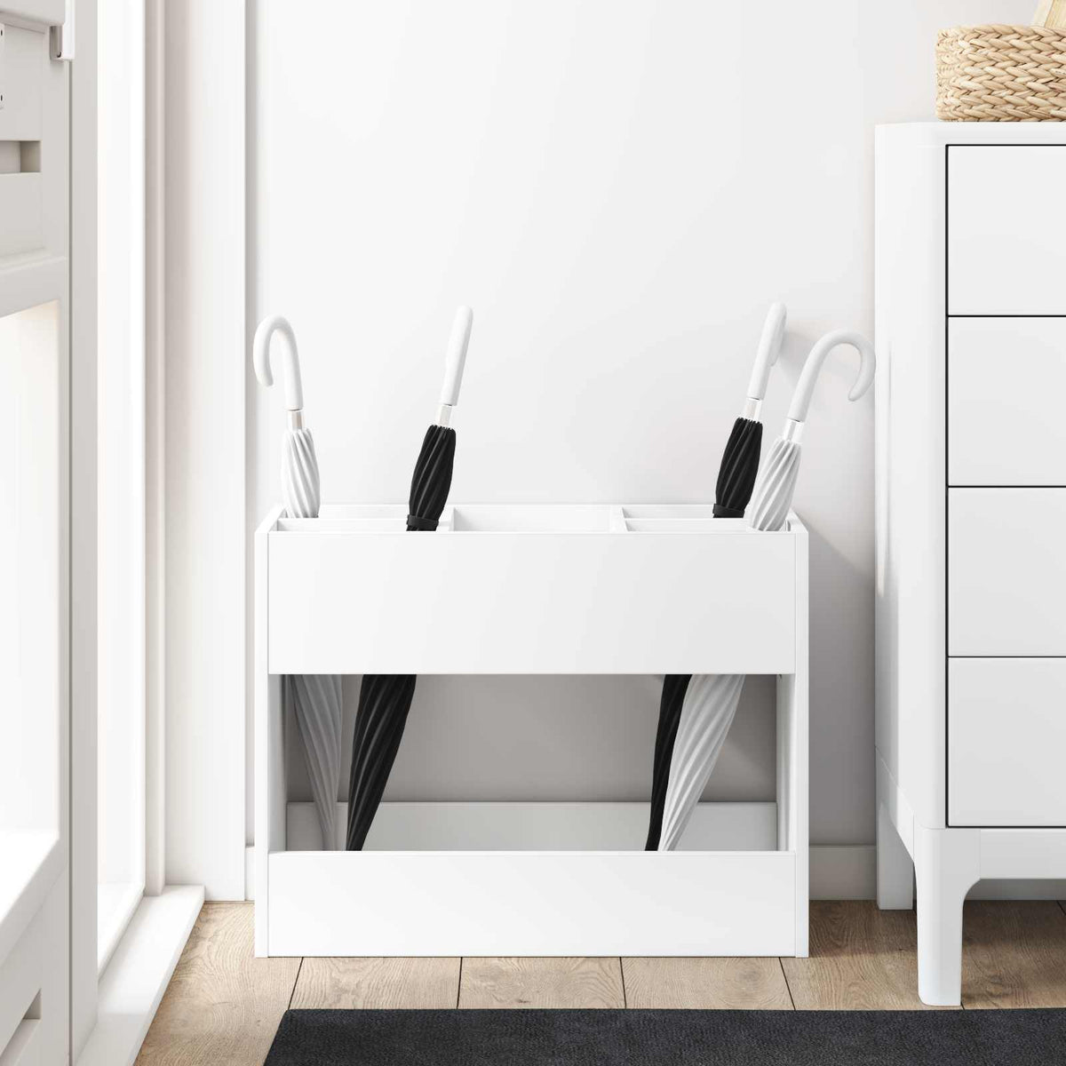 Paraplu Standaard Met Opslag 65 X 24 X 50 Cm Bewerkt Hout