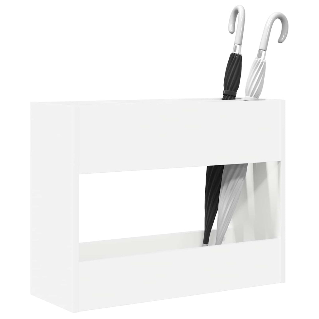 Paraplu Standaard Met Opslag 65 X 24 X 50 Cm Bewerkt Hout