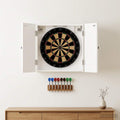 Dartbord Kabinet Breda 52,5 X 10,5 X 53,5 Cm Bewerkt Hout