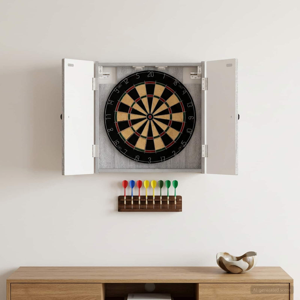 Dartbord Kabinet Ede 52,5 X 10,5 X 53,5 Cm Bewerkt Hout