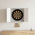 Dartbord Kabinet Alkmaar 52,5 X 10,5 X 53,5 Cm Bewerkt Hout