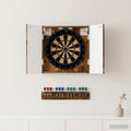 Dartbord Kabinet Arnhem 52,5 X 10,5 X 53,5 Cm Bewerkt Hout