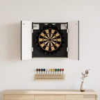 Dartbord Kabinet Zwolle 52,5 X 10,5 X 57,5 Cm Bewerkt Hout