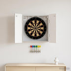 Dartbord Kabinet Zwolle 52,5 X 10,5 X 57,5 Cm Bewerkt Hout