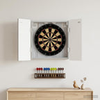Dartbord Kabinet Zwolle 52,5 X 10,5 X 57,5 Cm Bewerkt Hout