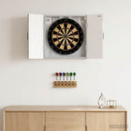 Dartbord Kabinet Utrecht 52,5 X 10,5 X 53,5 Cm Bewerkt Hout