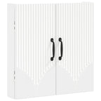 Dartbord Kabinet Hoorn 52,5 X 10,5 X 53,5 Cm Bewerkt Hout