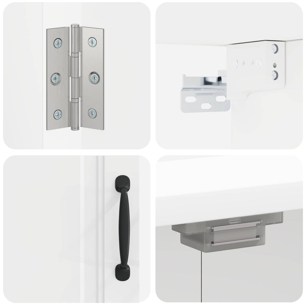 Dartbord Kabinet Utrecht 52,5 X 10,5 X 53,5 Cm Bewerkt Hout
