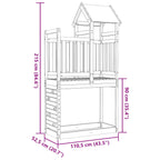 Speeltoren Bruin 110,5 X 52,5 X 215 Cm