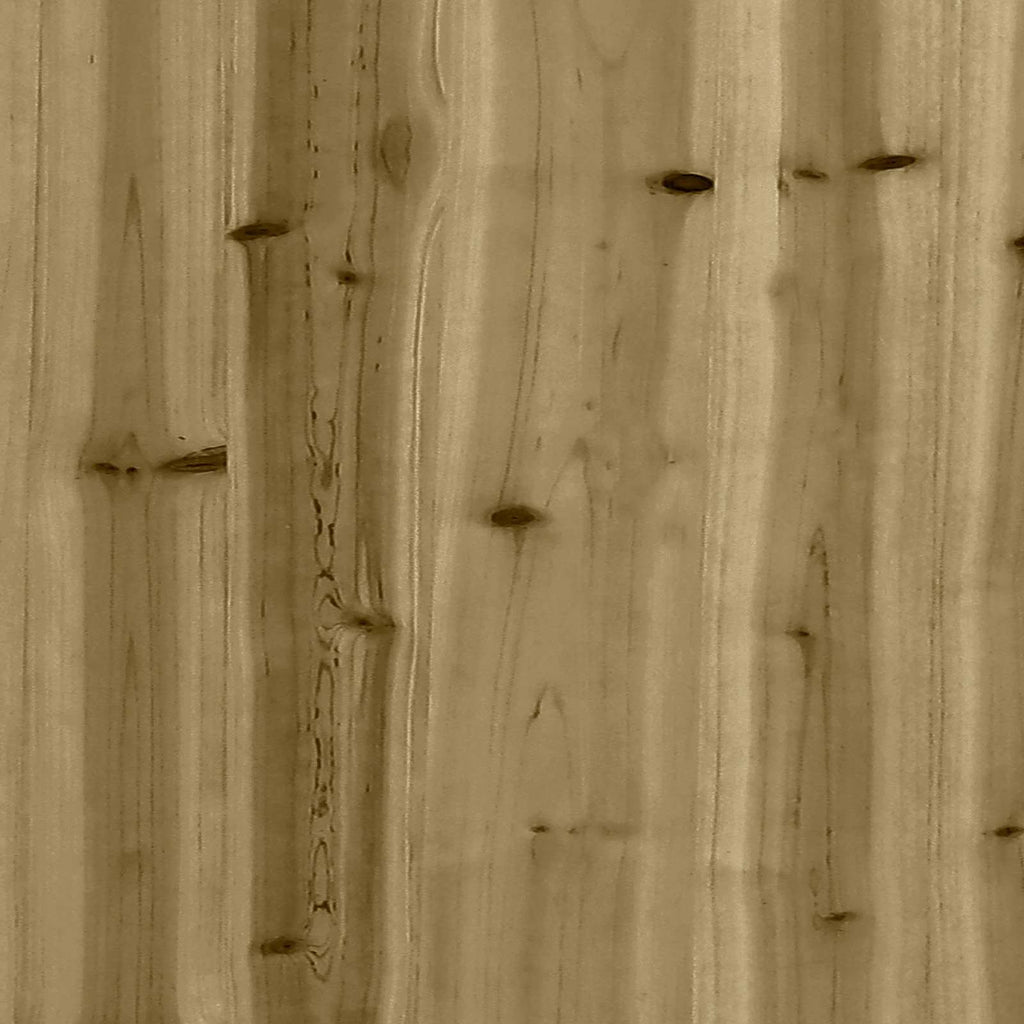 Speeltoren Bruin Massief Geïmpregneerd Hout