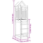Speeltoren Bruin 52,5 X 85 X 239 Cm