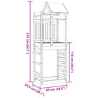 Speeltoren Bruin 85 X 52,5 X 239 Cm