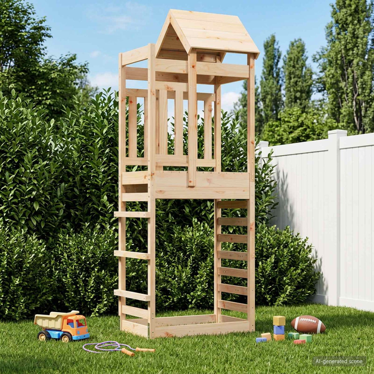 Speeltoren Bruin 52,5 X 85 X 238 Cm