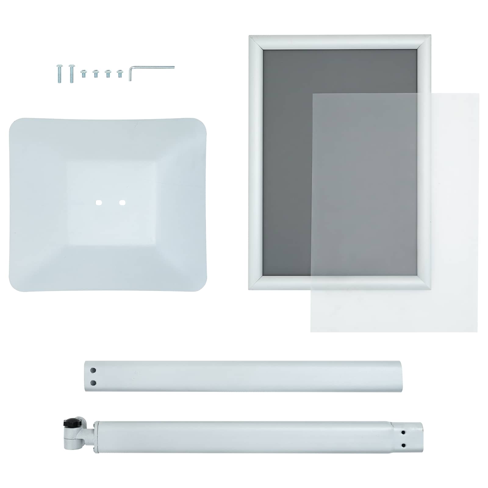 Posterstandaard Met Voet 32,5 X 27 X 126 Cm Gietijzer
