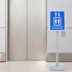 Posterstandaard Met Voet 32,5 X 27 X 126 Cm Gietijzer