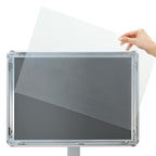 Posterstandaard Met Voet 32,5 X 27 X 126 Cm Gietijzer