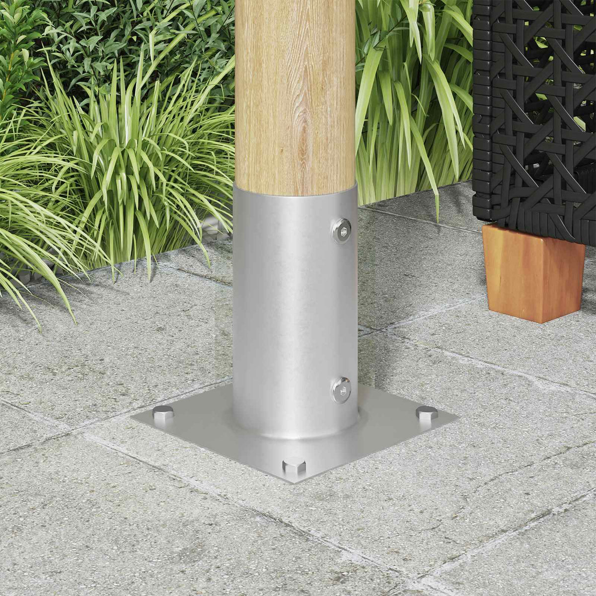 Ronde Grondanker 4 St 15 X 15 X 15 Cm Metaal