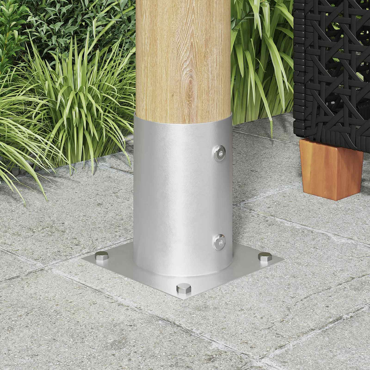 Ronde Grondanker 4 St 15 X 15 X 15 Cm Metaal