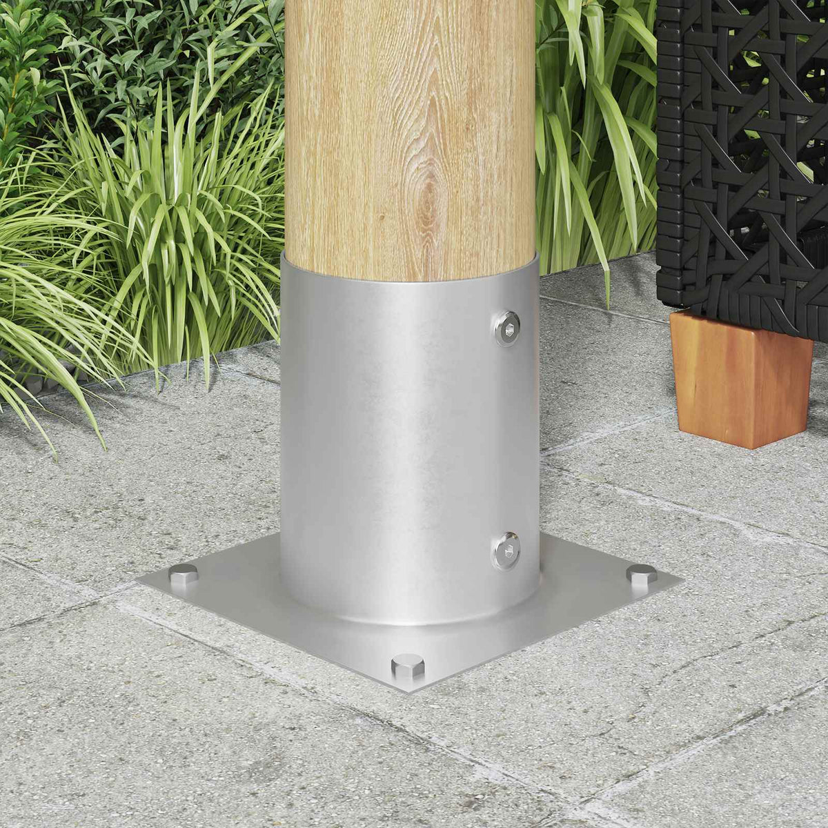 Ronde Grondanker 4 St 15 X 15 X 15 Cm Metaal