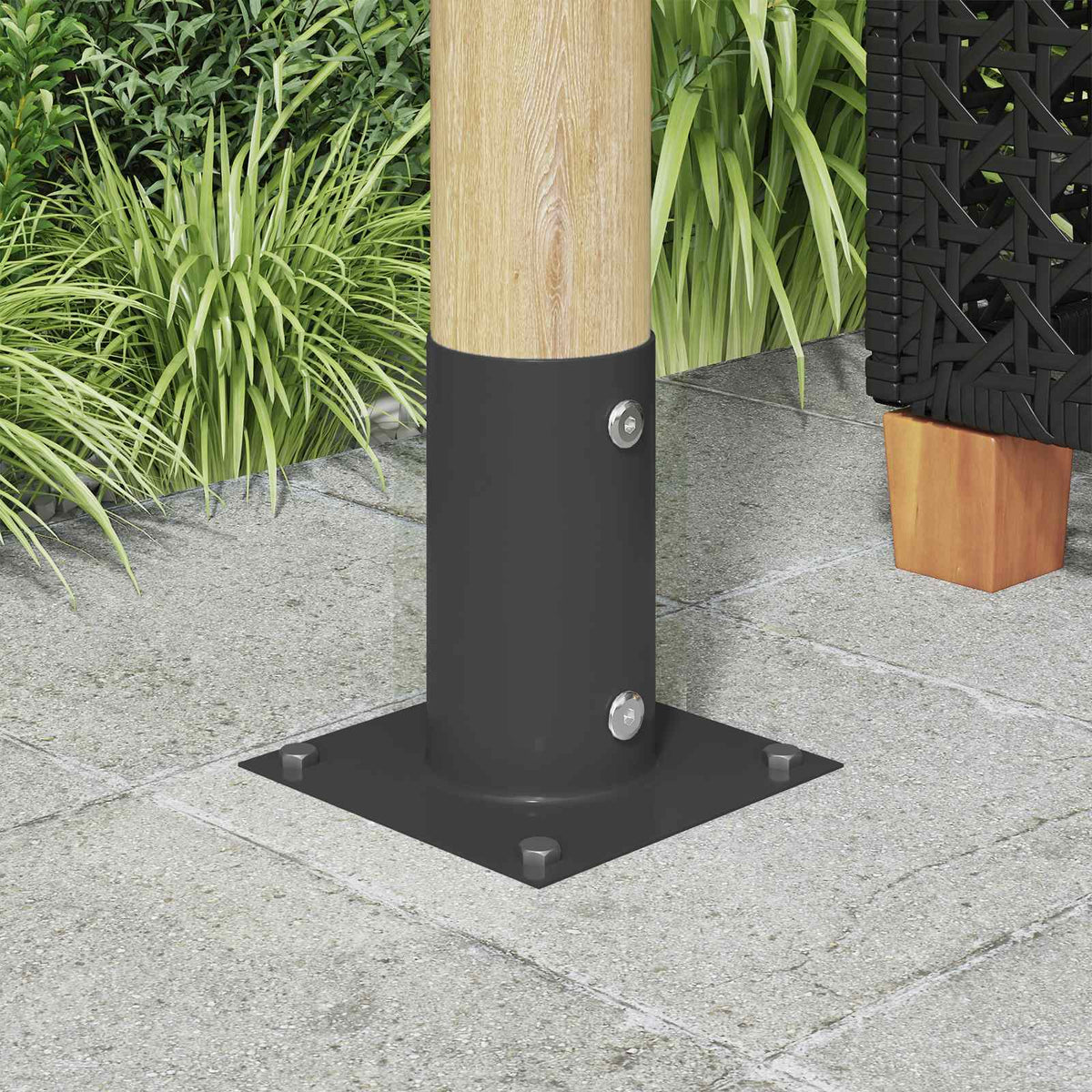 Ronde Grondanker 4 St 15 X 15 X 15 Cm Metaal