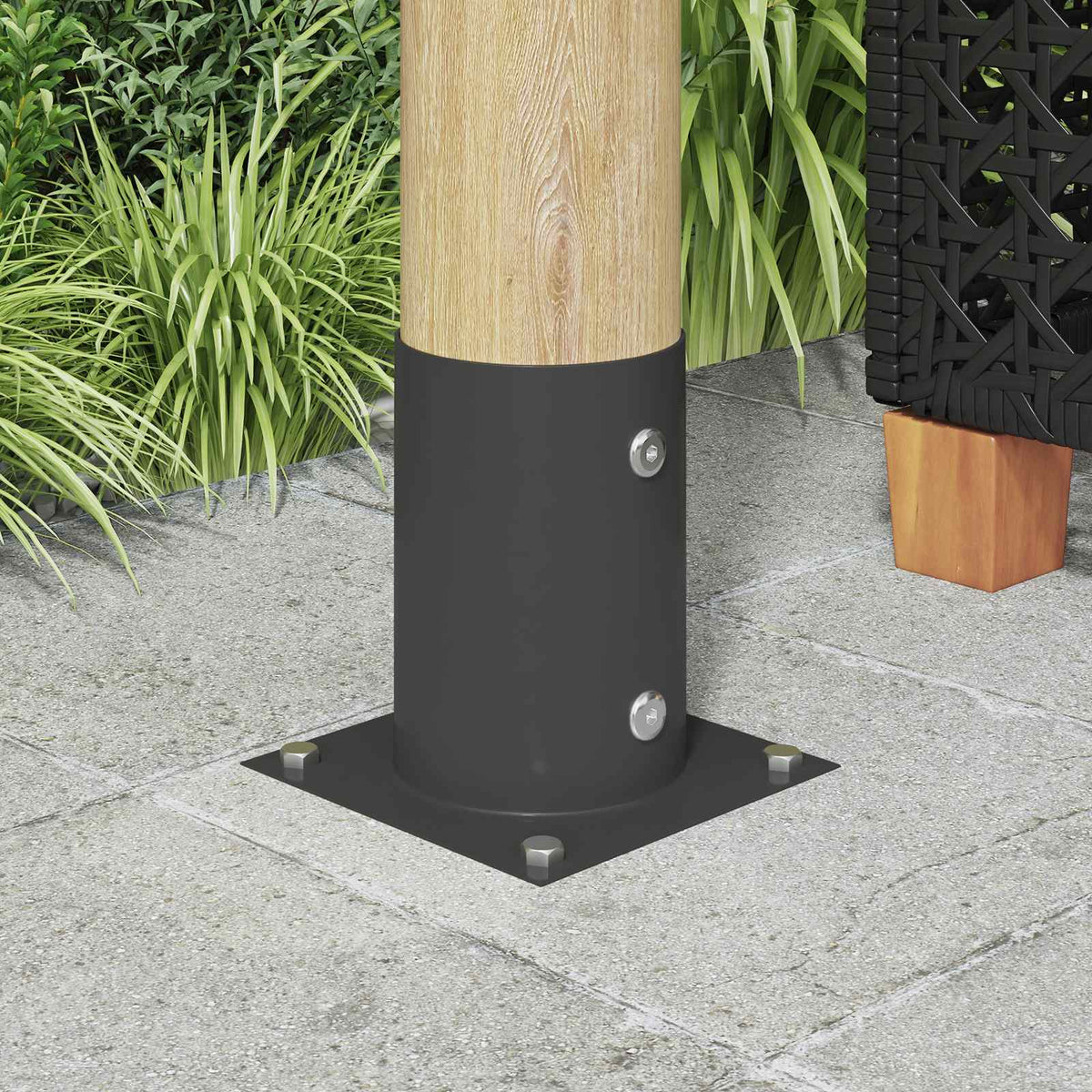 Ronde Grondanker 4 St 15 X 15 X 15 Cm Metaal