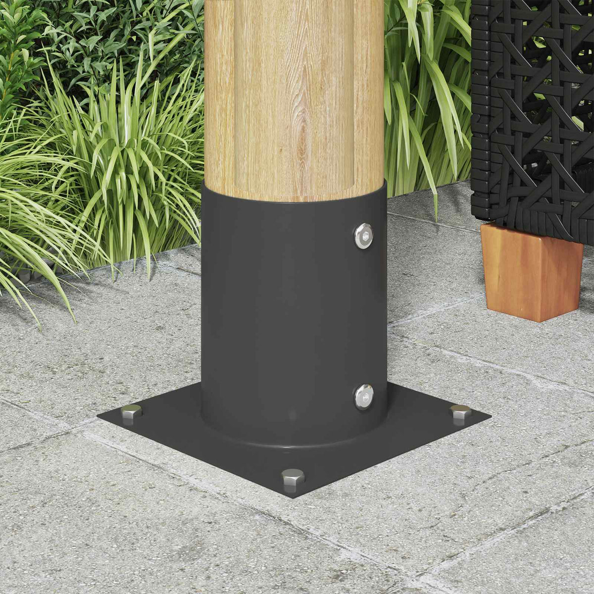 Ronde Grondanker 4 St 15 X 15 X 15 Cm Metaal