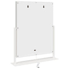 Led Make-Up Spiegel Wit 44 X 10 X 53 Cm Glas En Staal